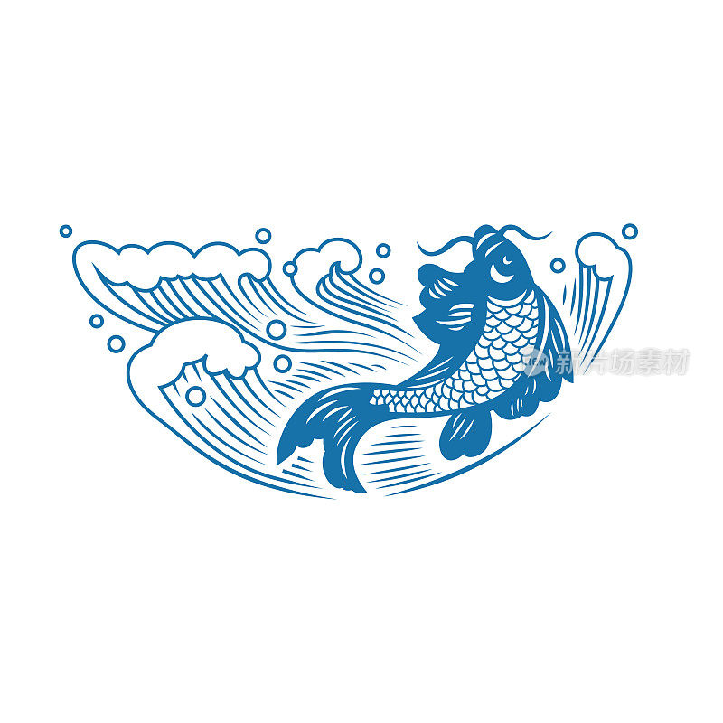 Chinese Carp(China paper-cut patterns)